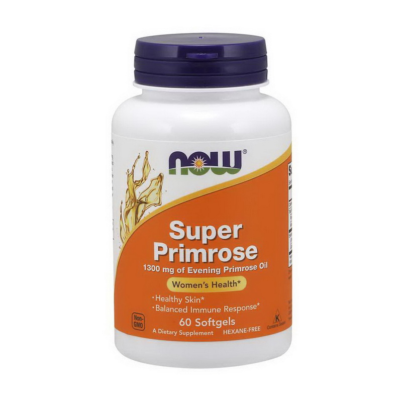 Super Primrose 1300 mg of Evening Primrose Oil (60 softgels) Super Primrose 1300 mg of Evening Primrose Oil (60 softgels)