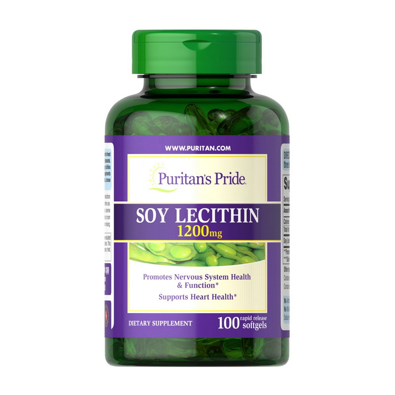 Soy Lecithin 1200 mg (100 softgels) Soy Lecithin 1200 mg (100 softgels)