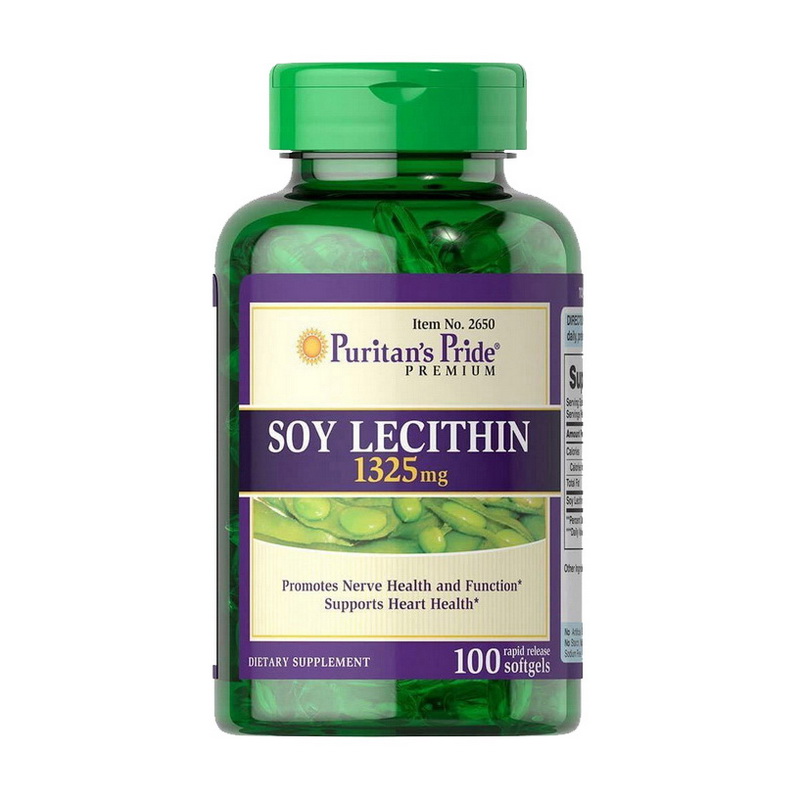 Soy Lecithin 1325 mg (100 softgels) Soy Lecithin 1325 mg (100 softgels)
