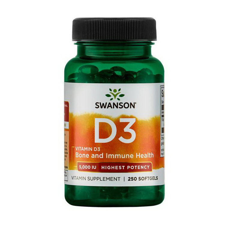 D3 5000 IU (125 mcg) (250 softgels) D3 5000 IU (125 mcg) (250 softgels)