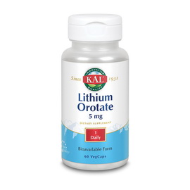 Lithium Orotate 5 mg (60 veg caps) Lithium Orotate 5 mg (60 veg caps)