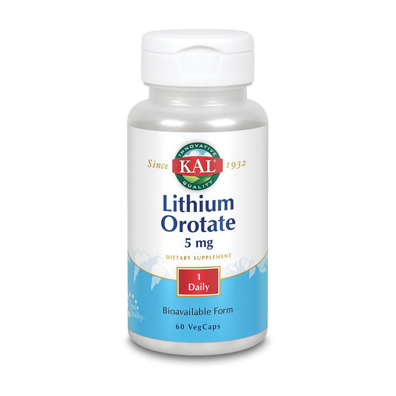 Lithium Orotate 5 mg (60 veg caps) Lithium Orotate 5 mg (60 veg caps)