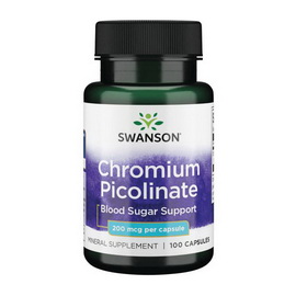 Chromium Picolinate 200 mcg (100 caps)