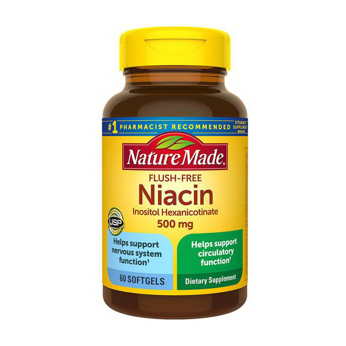 Niacin 500 mg (60 softgels) Niacin 500 mg (60 softgels)