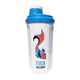 Shaker MST Fish Collagen White/Blue (700 ml)