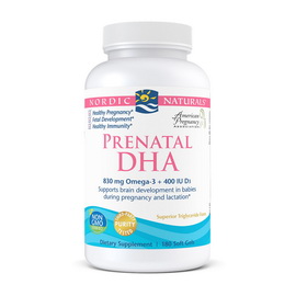 Prenatal DHA 830 mg Omega-3 + 400 IU D3 (180 softgels)