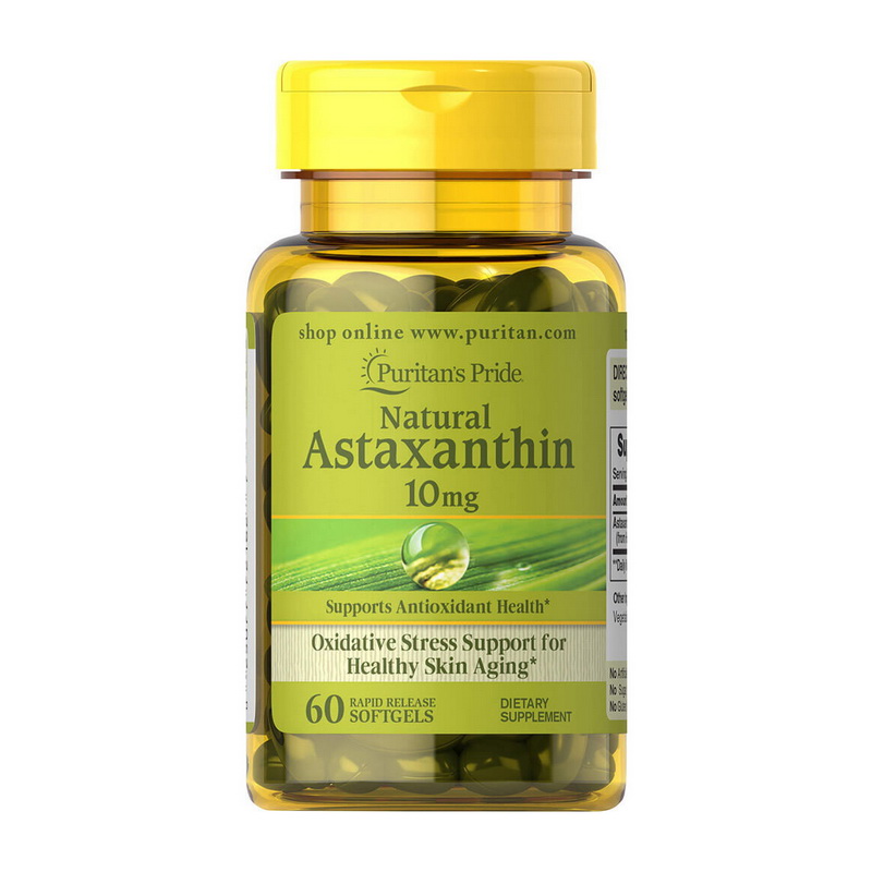 Natural Astaxanthin 10 mg (60 softgels) Natural Astaxanthin 10 mg (60 softgels)