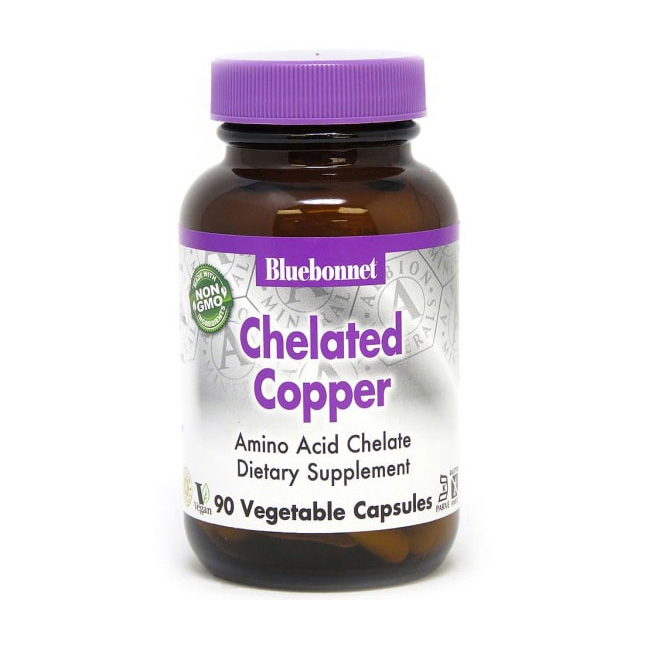 Chelated Copper (90 veg caps) Chelated Copper (90 veg caps)