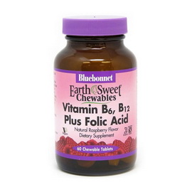 Vitamin B6, B12 Plus Folic Acid (60 chew tabs)