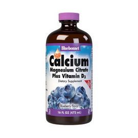 Calcium, Magnesium Citrate Plus Vitamin D3 (472 ml)
