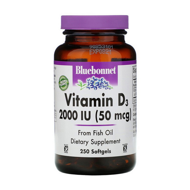 Vitamin D3 2000 IU (50 mcg) (250 softgels) Vitamin D3 2000 IU (50 mcg) (250 softgels)