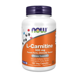 L-Carnitine 500 mg (180 veg caps)