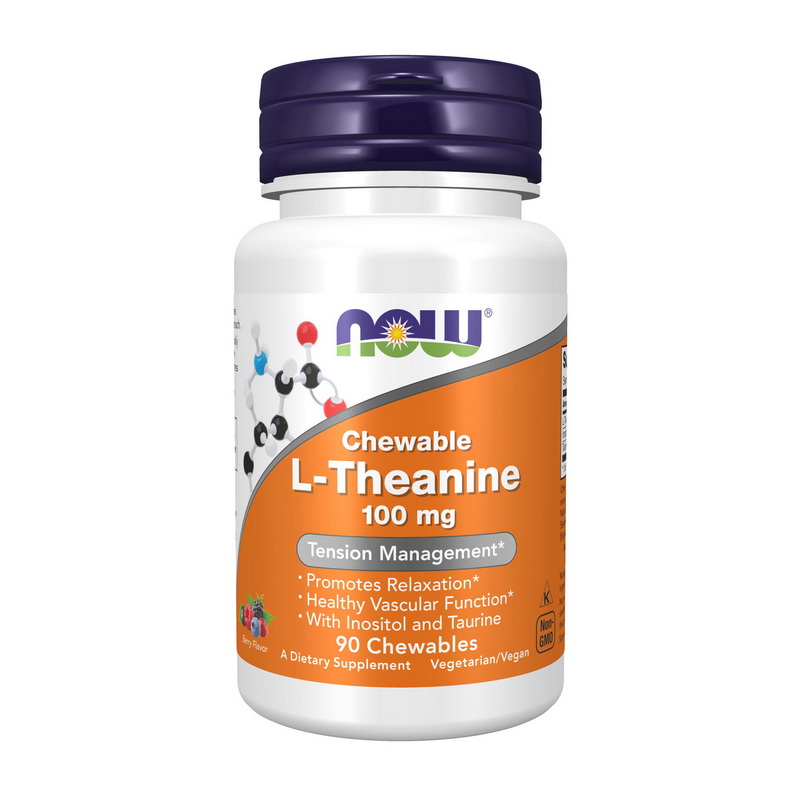 L-Theanine 100 mg Chewable (90 chew tabs) L-Theanine 100 mg Chewable (90 chew tabs)