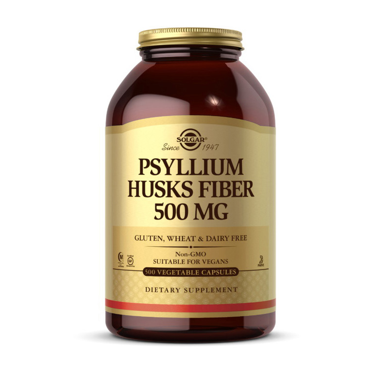 Psyllium Husk Fiber 500 mg (500 veg caps) Psyllium Husk Fiber 500 mg (500 veg caps)