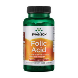 Folic Acid 800 mcg (250 caps)