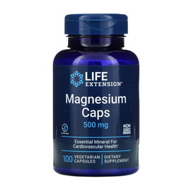 Magnesium Caps 500 mg (100 veg caps) Magnesium Caps 500 mg (100 veg caps)