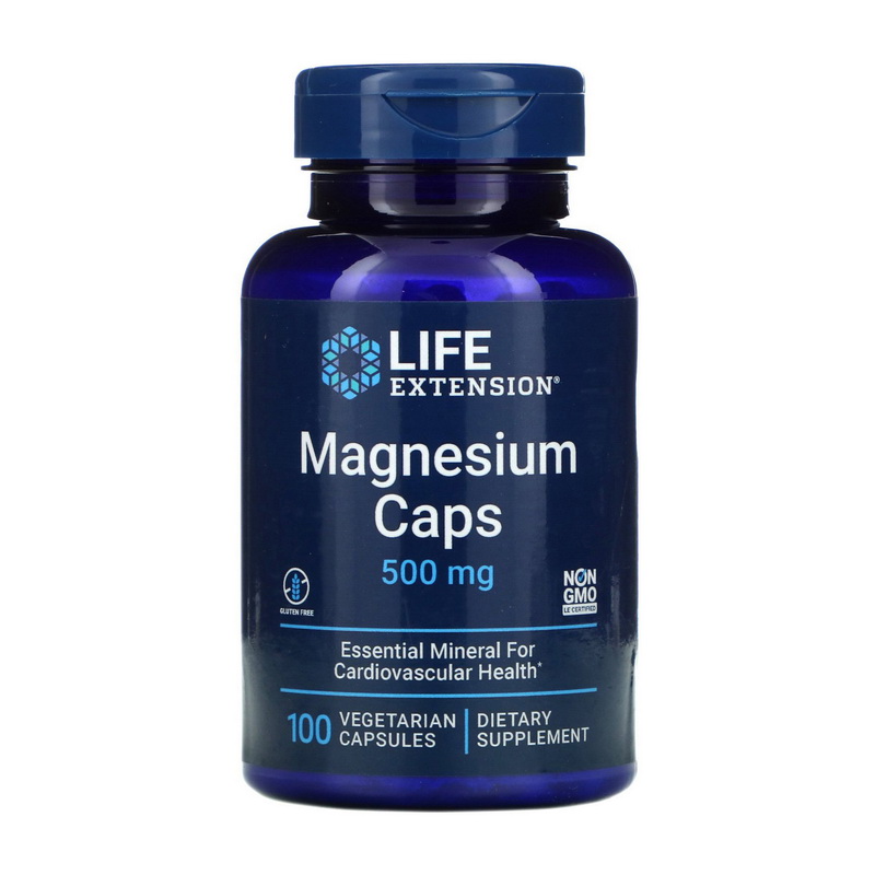 Magnesium Caps 500 mg (100 veg caps) Magnesium Caps 500 mg (100 veg caps)