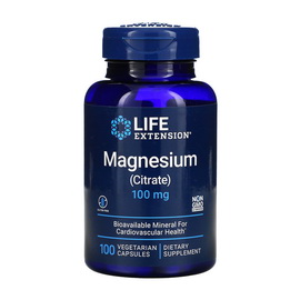 Magnesium Citrate 100 mg (100 veg caps)