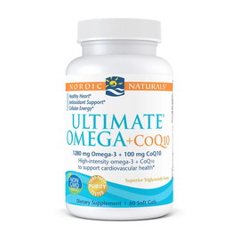 Ultimate Omega 1280 mg + CoQ10 100 mg (60 softgels)