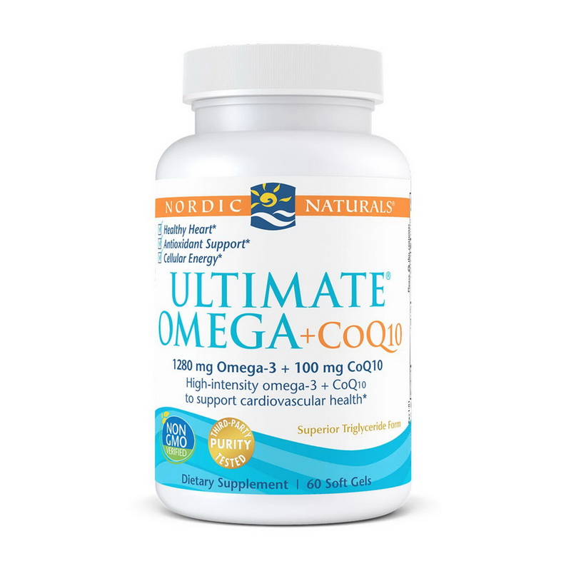 Ultimate Omega 1280 mg + CoQ10 100 mg (60 softgels) Ultimate Omega 1280 mg + CoQ10 100 mg (60 softgels)