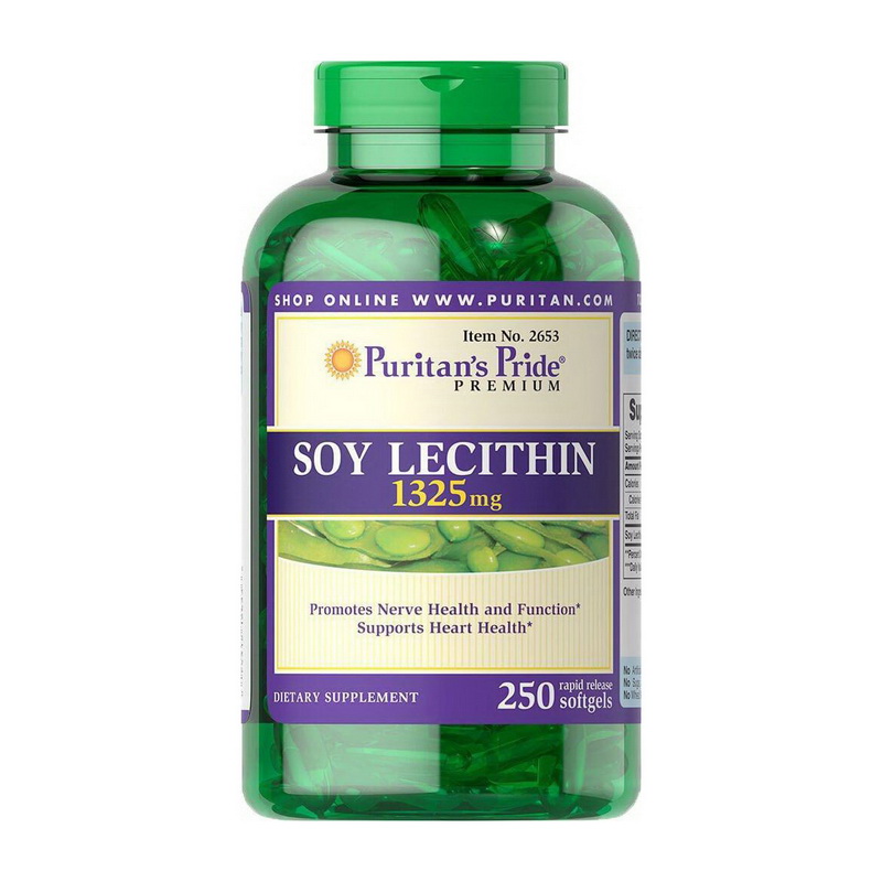 Soy Lecithin 1325 mg (250 softgels) Soy Lecithin 1325 mg (250 softgels)