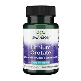 Lithium Orotate 5 mg (60 veg caps)