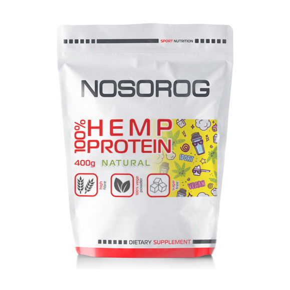 100% Hemp Protein Natural (400 g) 100% Hemp Protein Natural (400 g)