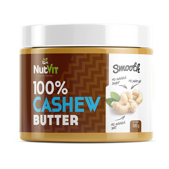 100% Cashew Butter Smooth (500 g) 100% Cashew Butter Smooth (500 g)