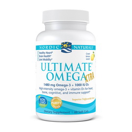 Ultimate Omega Xtra 1480 mg Omega-3 + D3 (60 softgels)