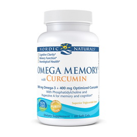 Omega Memory with Curcumin 1000 mg Omega-3 (60 softgels)