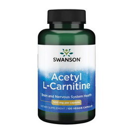 Acetyl L-Carnitine 500 mg (100 veg caps)