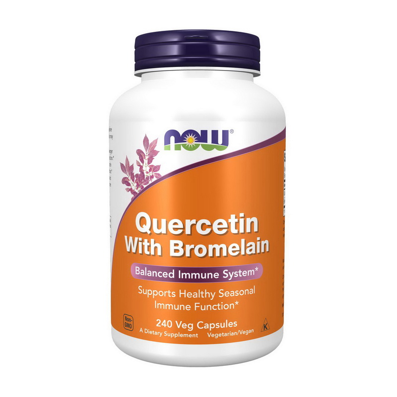 Quercetin with Bromelain (240 veg caps) Quercetin with Bromelain (240 veg caps)