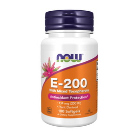 E-200 with Mixed Tocopherols (100 softgels)
