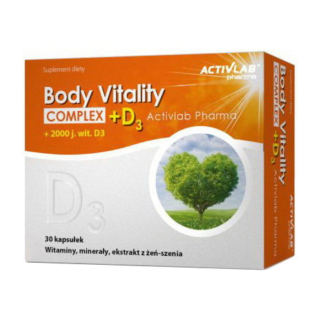 Body Vitality Complex + D3 (30 caps) Body Vitality Complex + D3 (30 caps)