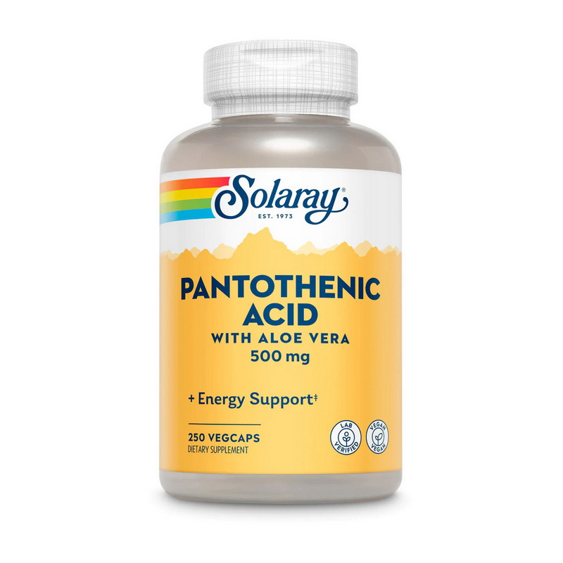 Pantothenic Acid 500 mg (250 veg caps) Pantothenic Acid 500 mg (250 veg caps)