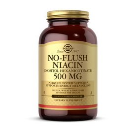 No-Flush Niacin 500 mg (250 veg caps)