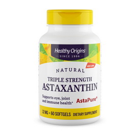 Astaxanthin Triple Strength 12 mg (60 softgels)