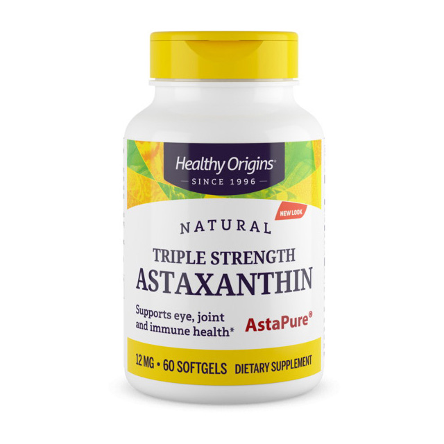 Astaxanthin Triple Strength 12 mg (60 softgels) Astaxanthin Triple Strength 12 mg (60 softgels)