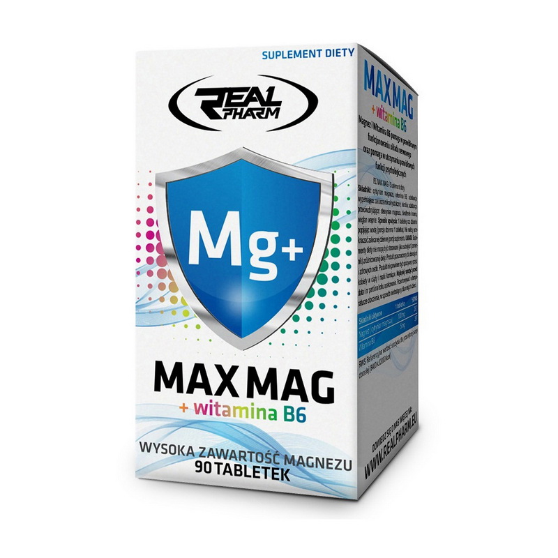 Max Mag + Witamina B6 (90 tabs) Max Mag + Witamina B6 (90 tabs)