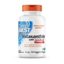 Astaxanthin with Asta Real 6 mg (30 veg softgels)