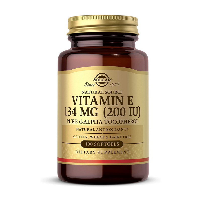 Vitamin E 134 mg Natural (200 IU) d-Alpha Tocopherol (100 softgels) Vitamin E 134 mg Natural (200 IU) d-Alpha Tocopherol (100 softgels)