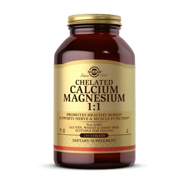 Chelated Calcium Magnesium 1:1 (240 tabs) Chelated Calcium Magnesium 1:1 (240 tabs)