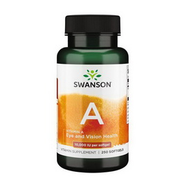 Vitamin A 10 000 IU (250 softgels)