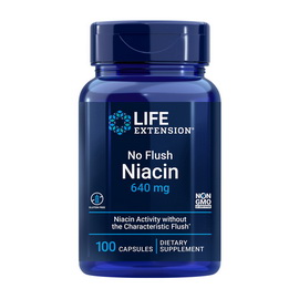 No-Flush Niacin 640 mg (100 caps)