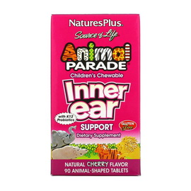 Animal Parade Children's Chewable Inner Ear (90 animal-shaped tabs)