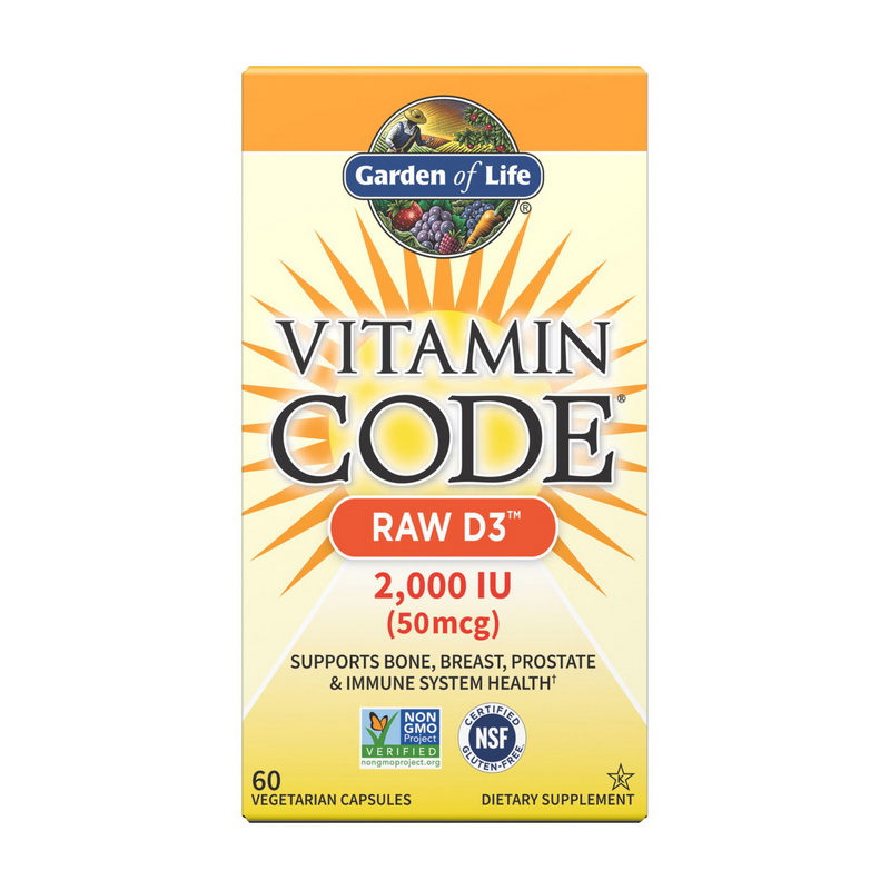 Vitamin Code Raw D3 2000 IU (50 mcg) (60 veg caps) Vitamin Code Raw D3 2000 IU (50 mcg) (60 veg caps)