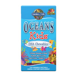 Oceans Kids DHA Chewables (120 chew softgels)