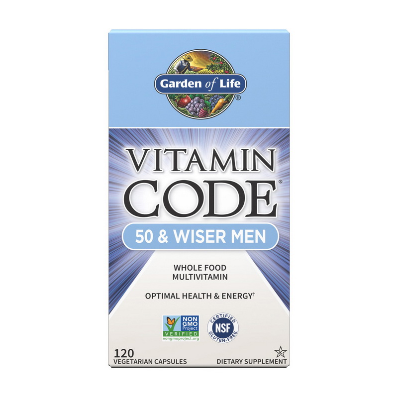 Vitamin Code 50 & Wiser Men (120 veg caps) Vitamin Code 50 & Wiser Men (120 veg caps)