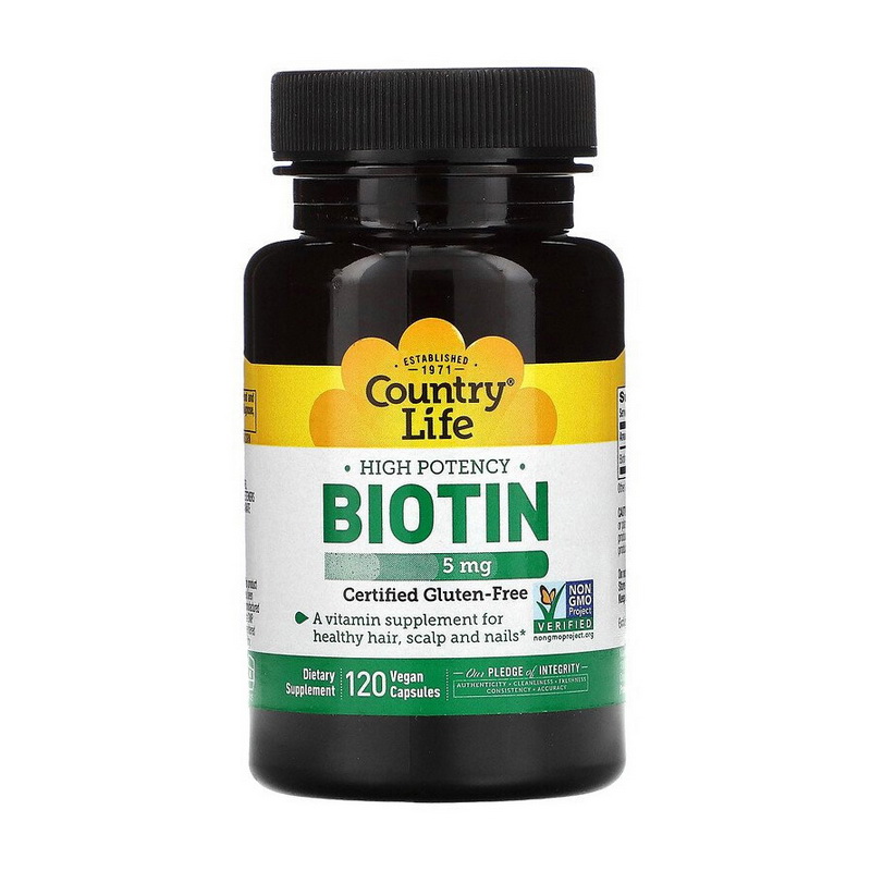 Biotin 5 mg (120 veg caps) Biotin 5 mg (120 veg caps)