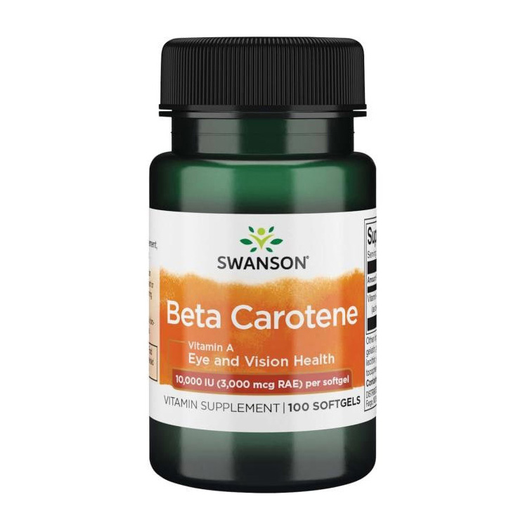 Beta Carotene 10 000 IU (3000 mcg) (100 softgels) Beta Carotene 10 000 IU (3000 mcg) (100 softgels)